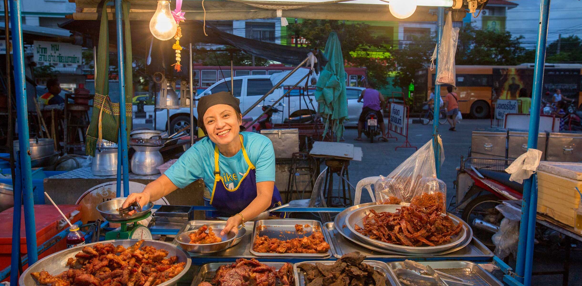 Neon lights, sizzling woks, pure magic